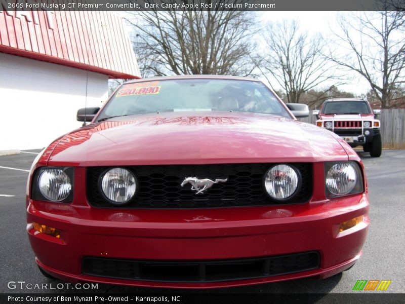 Dark Candy Apple Red / Medium Parchment 2009 Ford Mustang GT Premium Convertible
