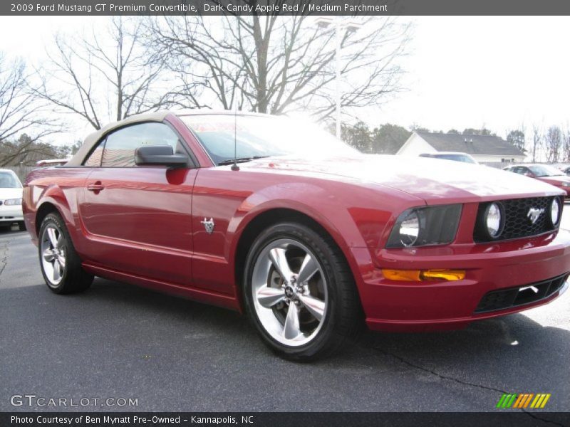 Dark Candy Apple Red / Medium Parchment 2009 Ford Mustang GT Premium Convertible