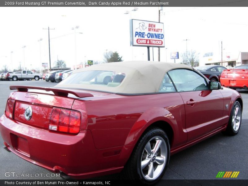 Dark Candy Apple Red / Medium Parchment 2009 Ford Mustang GT Premium Convertible