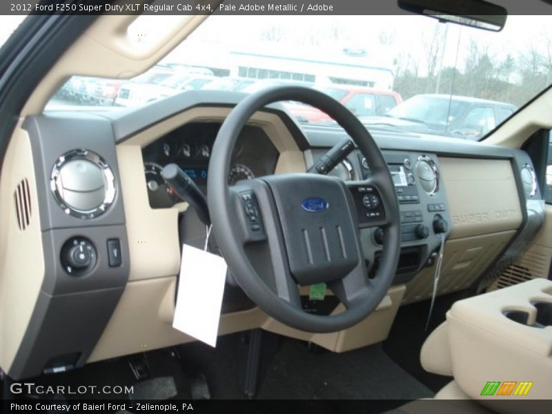 Pale Adobe Metallic / Adobe 2012 Ford F250 Super Duty XLT Regular Cab 4x4