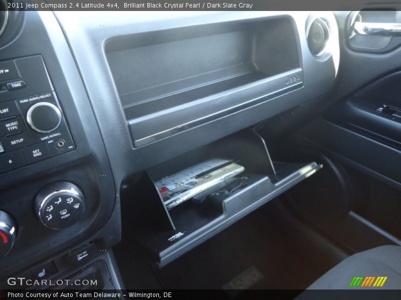 Brilliant Black Crystal Pearl / Dark Slate Gray 2011 Jeep Compass 2.4 Latitude 4x4