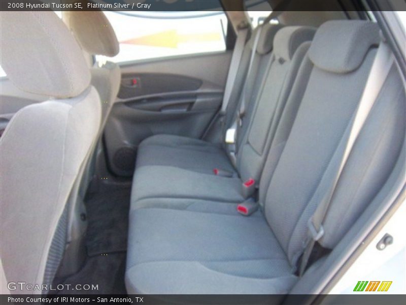 Platinum Silver / Gray 2008 Hyundai Tucson SE