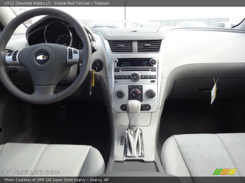 Crystal Red Tintcoat / Titanium 2012 Chevrolet Malibu LT