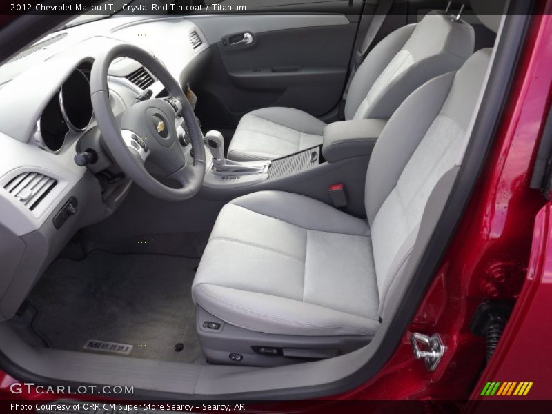 Crystal Red Tintcoat / Titanium 2012 Chevrolet Malibu LT