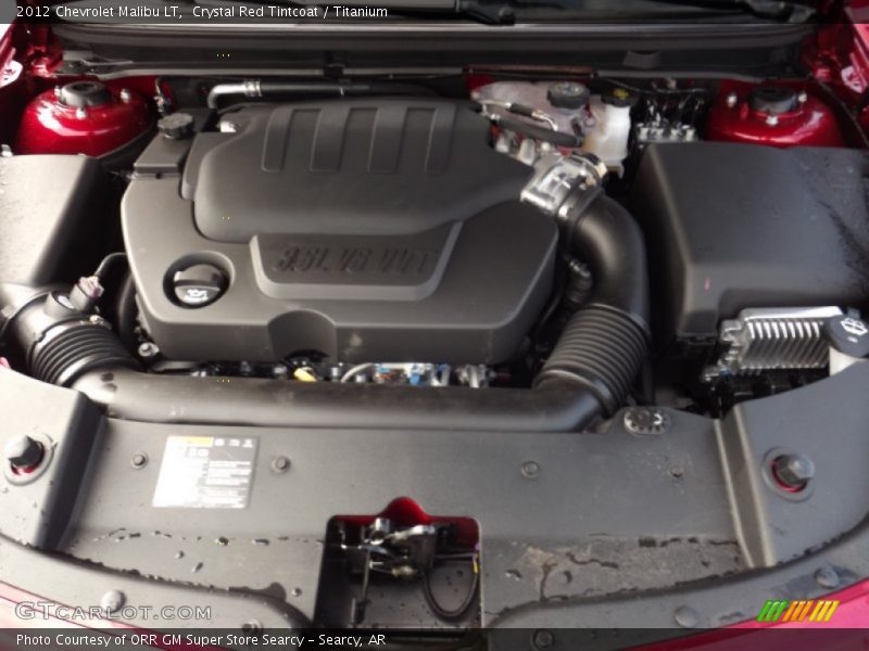 Crystal Red Tintcoat / Titanium 2012 Chevrolet Malibu LT