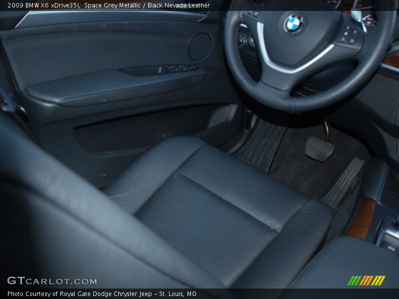 Space Grey Metallic / Black Nevada Leather 2009 BMW X6 xDrive35i