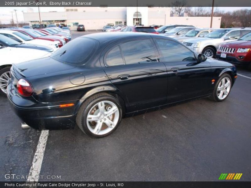 Ebony Black / Charcoal 2005 Jaguar S-Type R
