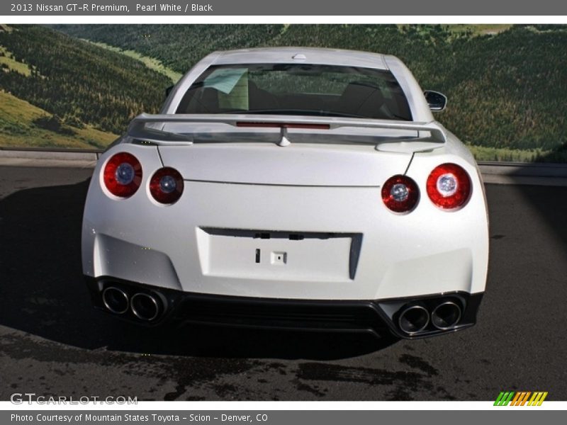 Pearl White / Black 2013 Nissan GT-R Premium
