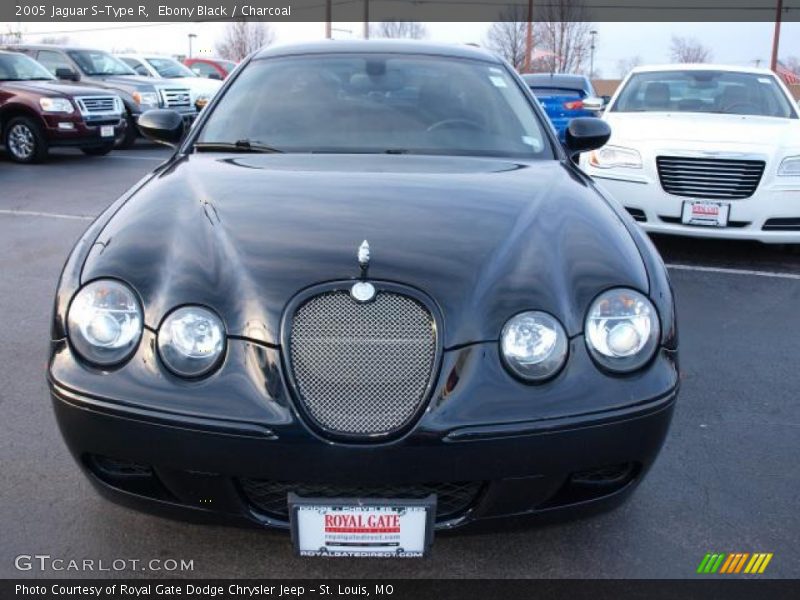 Ebony Black / Charcoal 2005 Jaguar S-Type R