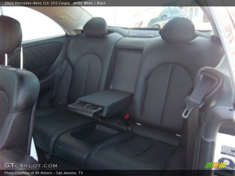 Arctic White / Black 2009 Mercedes-Benz CLK 350 Coupe