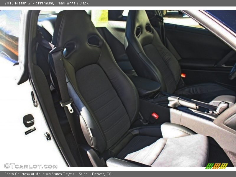 Pearl White / Black 2013 Nissan GT-R Premium