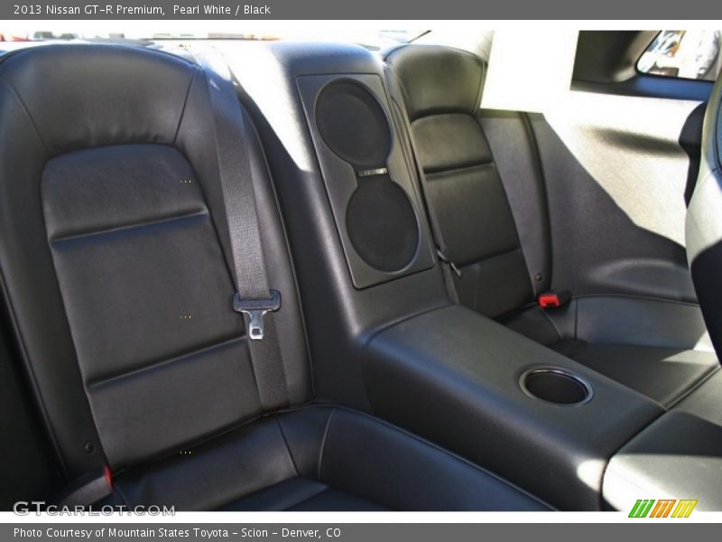 Pearl White / Black 2013 Nissan GT-R Premium