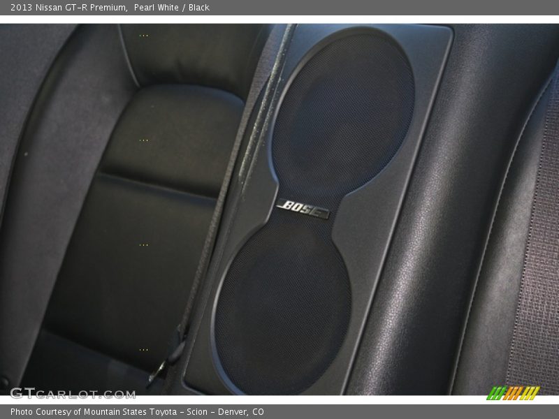Pearl White / Black 2013 Nissan GT-R Premium