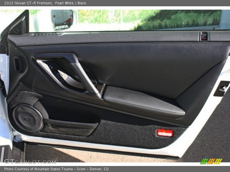 Pearl White / Black 2013 Nissan GT-R Premium