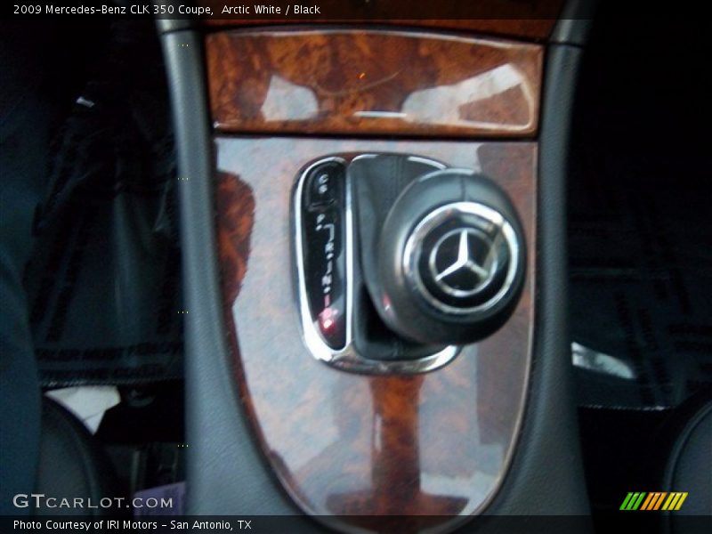 Arctic White / Black 2009 Mercedes-Benz CLK 350 Coupe