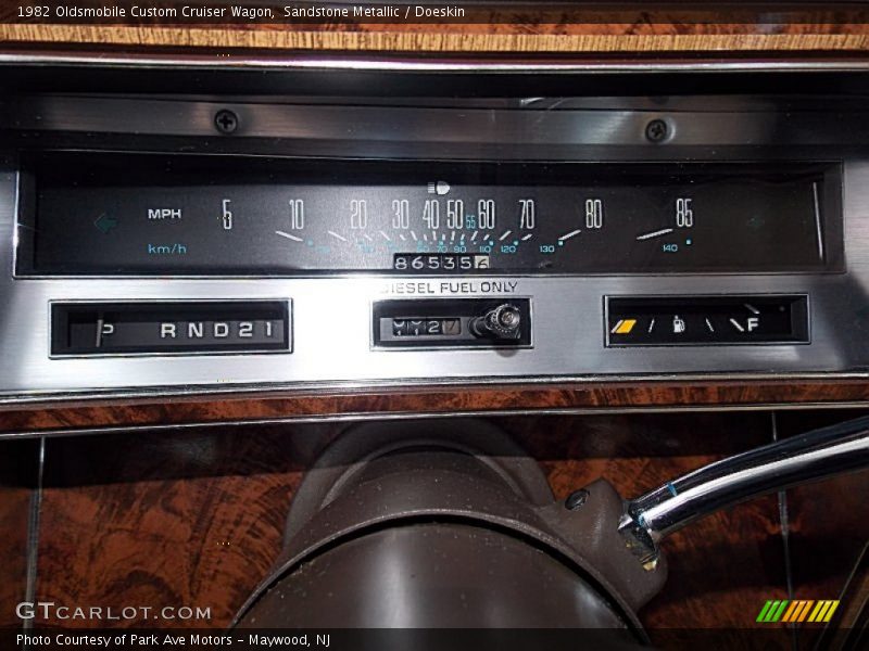  1982 Custom Cruiser Wagon Wagon Gauges