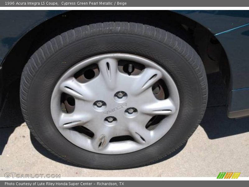 Cypress Green Pearl Metallic / Beige 1996 Acura Integra LS Coupe