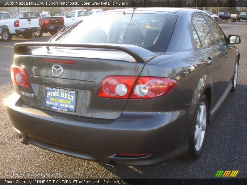 Steel Gray Metallic / Black 2005 Mazda MAZDA6 s Sport Hatchback