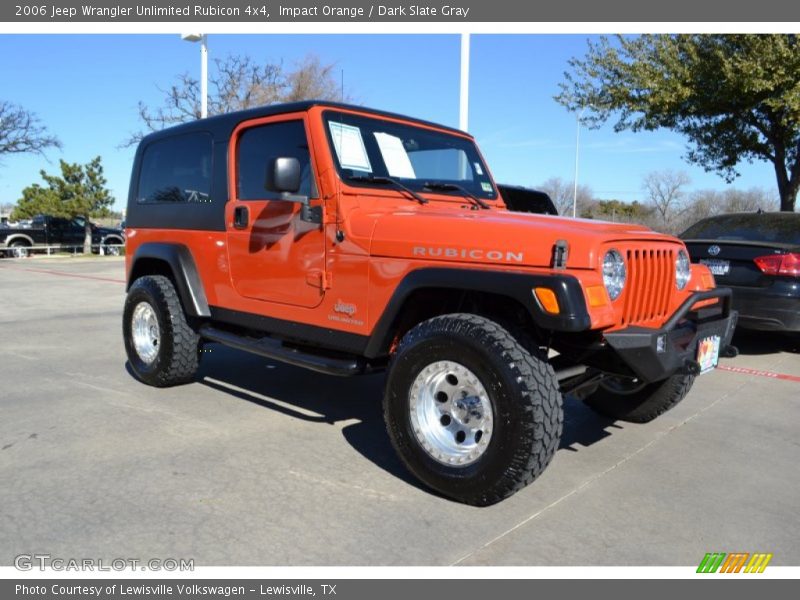 Front 3/4 View of 2006 Wrangler Unlimited Rubicon 4x4
