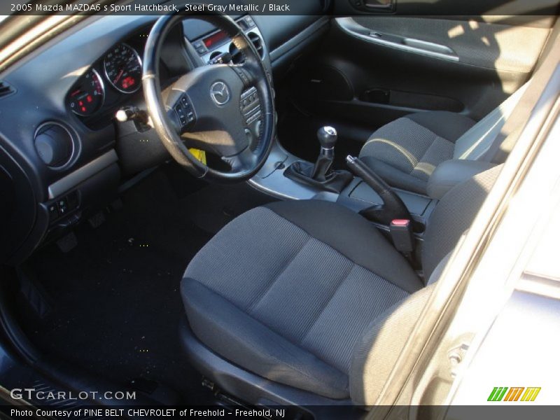Steel Gray Metallic / Black 2005 Mazda MAZDA6 s Sport Hatchback