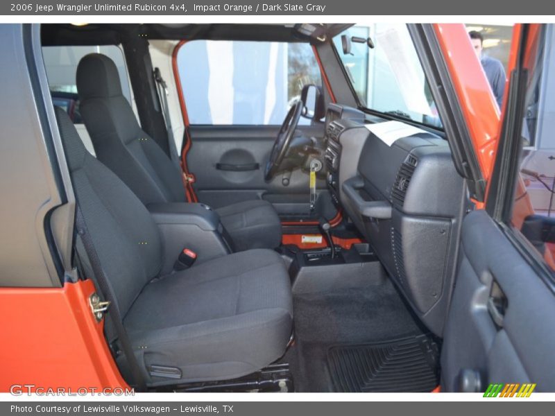 Impact Orange / Dark Slate Gray 2006 Jeep Wrangler Unlimited Rubicon 4x4