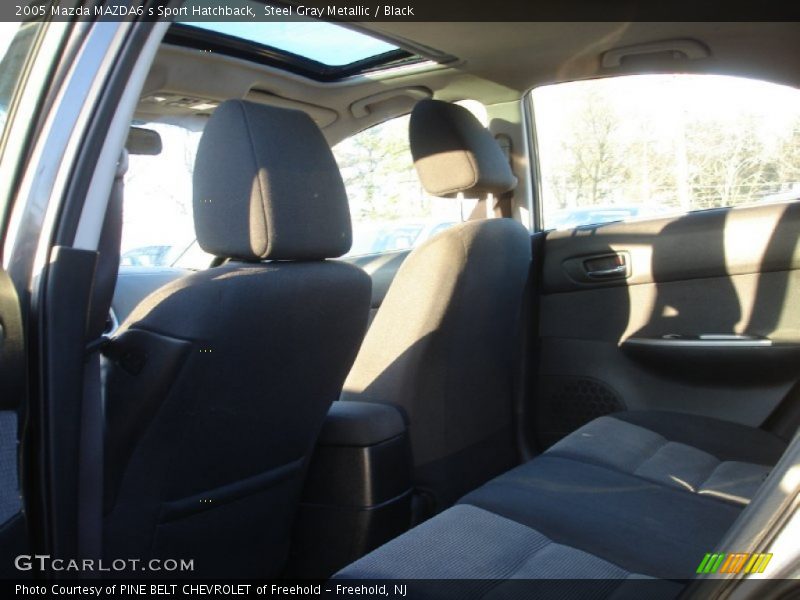 Steel Gray Metallic / Black 2005 Mazda MAZDA6 s Sport Hatchback