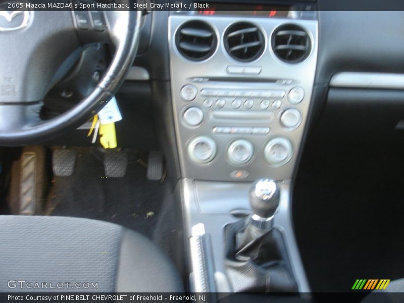 Steel Gray Metallic / Black 2005 Mazda MAZDA6 s Sport Hatchback