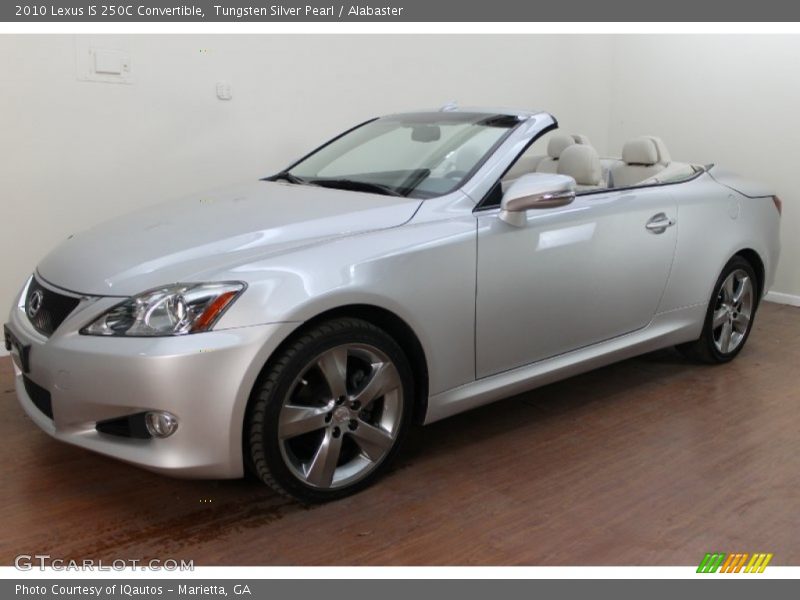 Tungsten Silver Pearl / Alabaster 2010 Lexus IS 250C Convertible
