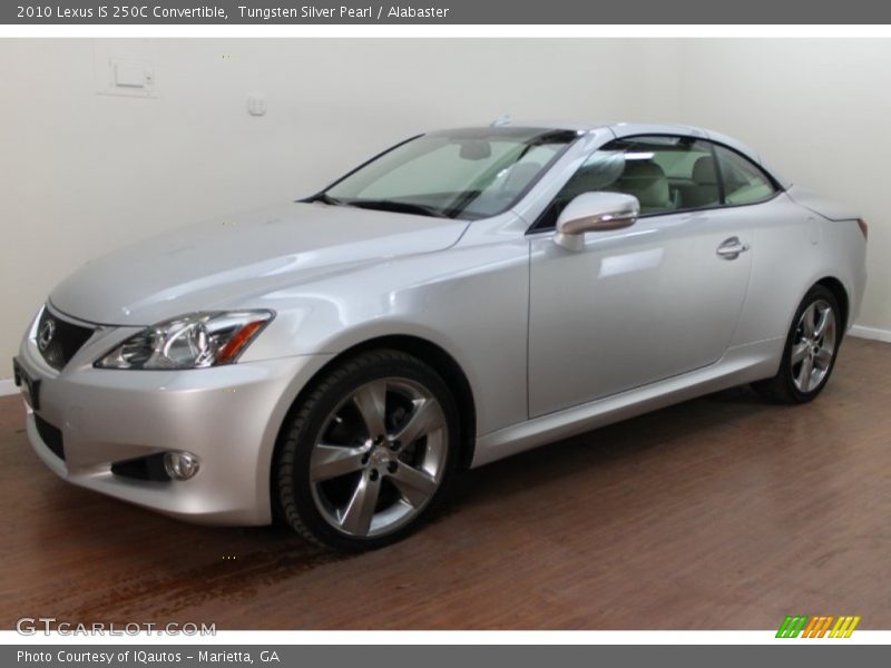 Tungsten Silver Pearl / Alabaster 2010 Lexus IS 250C Convertible