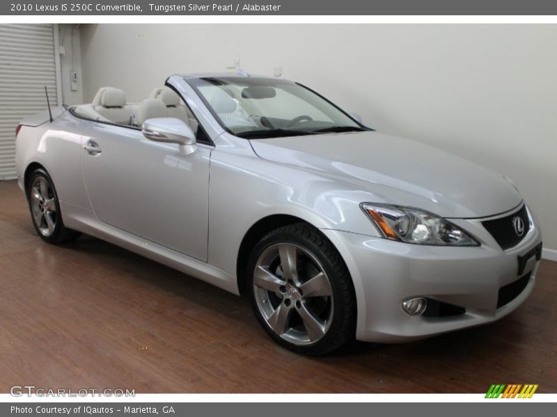 Tungsten Silver Pearl / Alabaster 2010 Lexus IS 250C Convertible