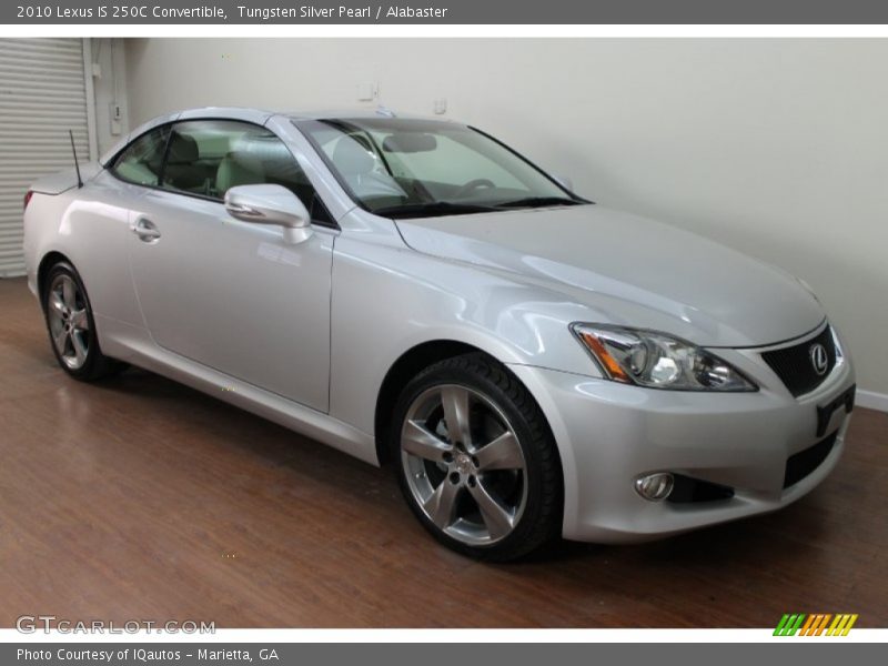 Tungsten Silver Pearl / Alabaster 2010 Lexus IS 250C Convertible