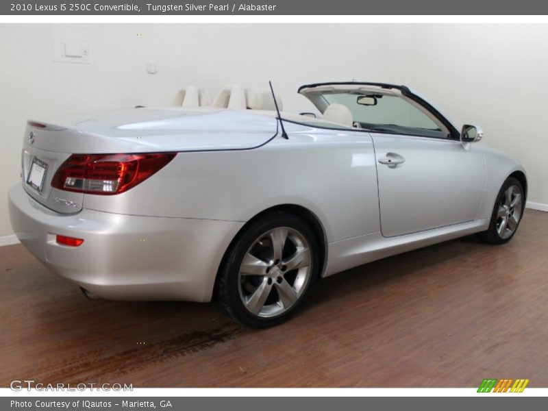 Tungsten Silver Pearl / Alabaster 2010 Lexus IS 250C Convertible