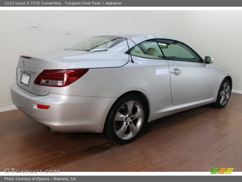 Tungsten Silver Pearl / Alabaster 2010 Lexus IS 250C Convertible