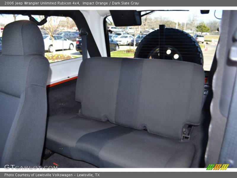 Rear Seat of 2006 Wrangler Unlimited Rubicon 4x4