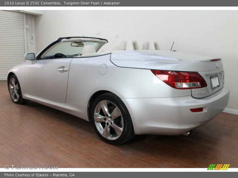 Tungsten Silver Pearl / Alabaster 2010 Lexus IS 250C Convertible