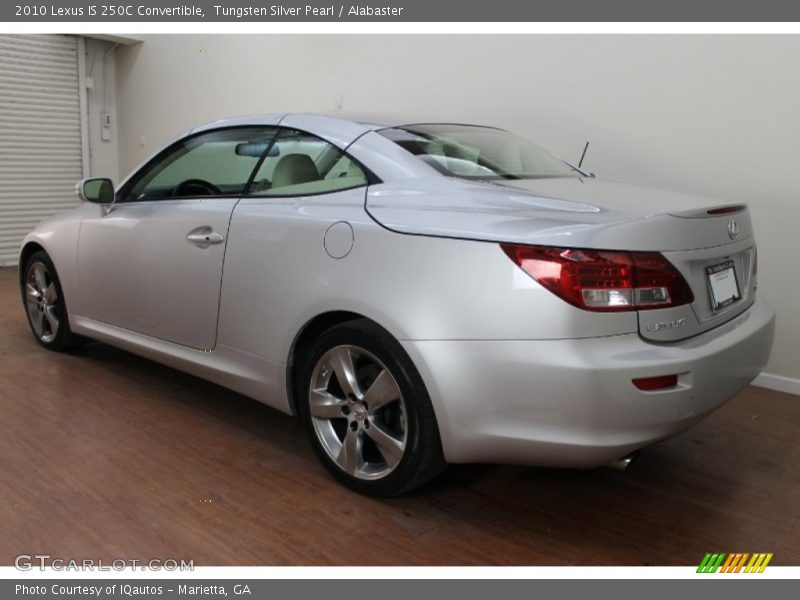 Tungsten Silver Pearl / Alabaster 2010 Lexus IS 250C Convertible