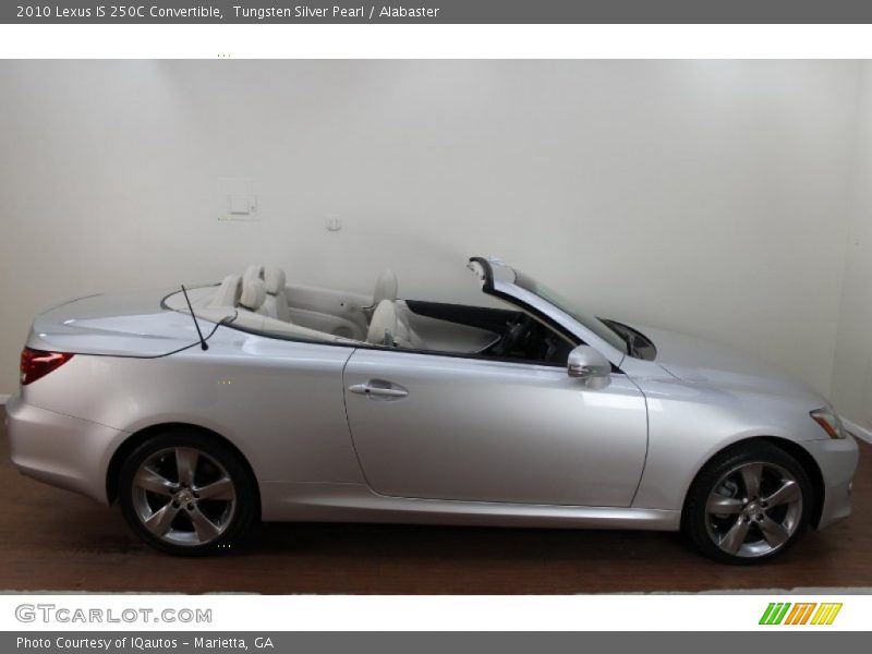 Tungsten Silver Pearl / Alabaster 2010 Lexus IS 250C Convertible