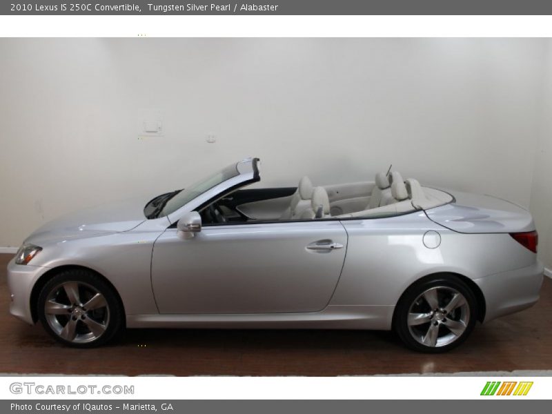 Tungsten Silver Pearl / Alabaster 2010 Lexus IS 250C Convertible