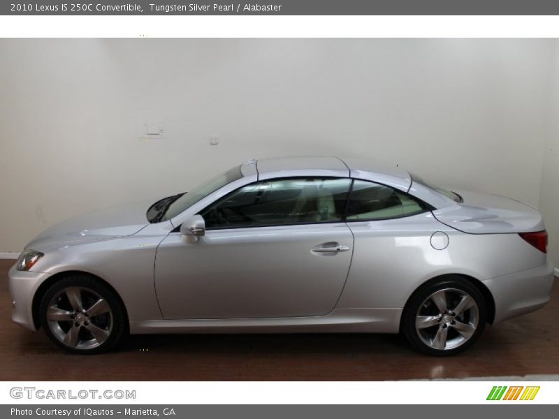Tungsten Silver Pearl / Alabaster 2010 Lexus IS 250C Convertible