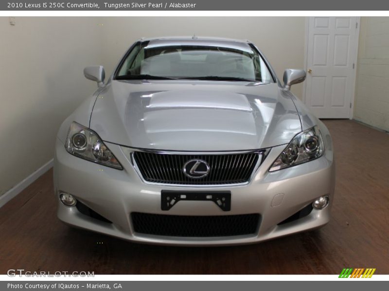 Tungsten Silver Pearl / Alabaster 2010 Lexus IS 250C Convertible