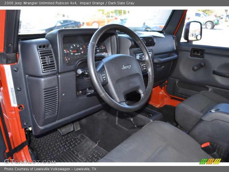Impact Orange / Dark Slate Gray 2006 Jeep Wrangler Unlimited Rubicon 4x4