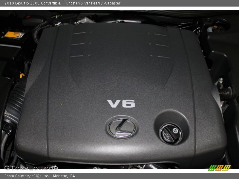 Tungsten Silver Pearl / Alabaster 2010 Lexus IS 250C Convertible