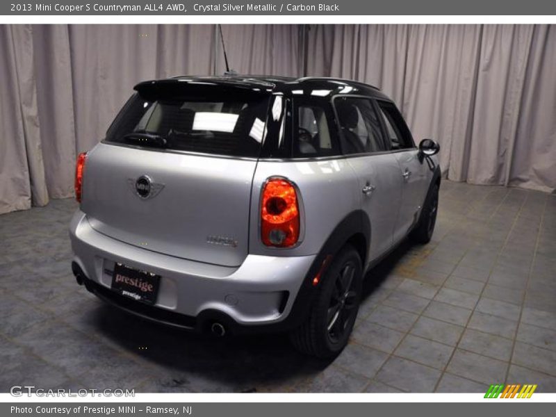 Crystal Silver Metallic / Carbon Black 2013 Mini Cooper S Countryman ALL4 AWD