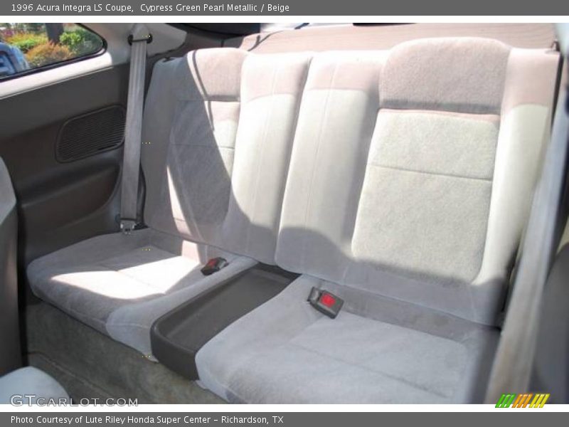 Cypress Green Pearl Metallic / Beige 1996 Acura Integra LS Coupe