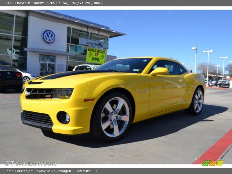 Rally Yellow / Black 2010 Chevrolet Camaro SS/RS Coupe