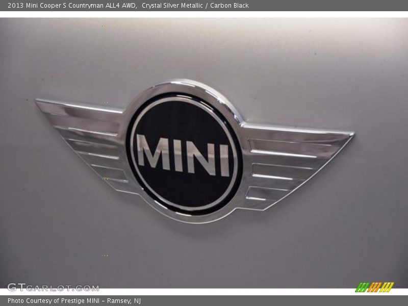 Crystal Silver Metallic / Carbon Black 2013 Mini Cooper S Countryman ALL4 AWD