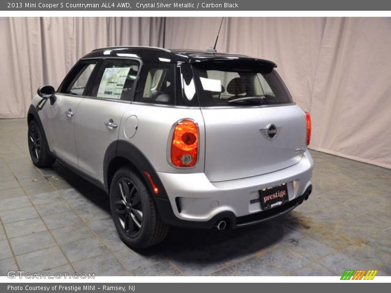 Crystal Silver Metallic / Carbon Black 2013 Mini Cooper S Countryman ALL4 AWD