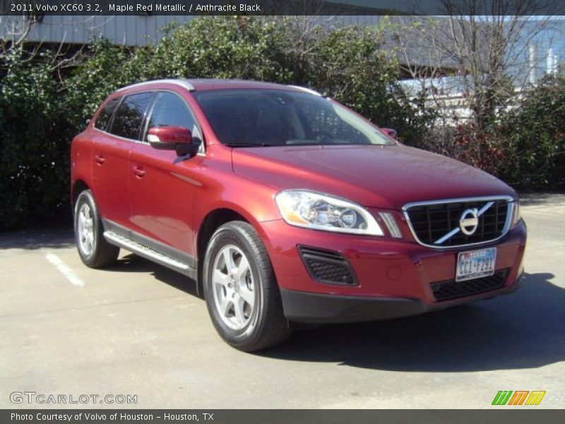 Maple Red Metallic / Anthracite Black 2011 Volvo XC60 3.2