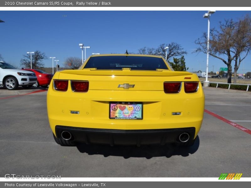 Rally Yellow / Black 2010 Chevrolet Camaro SS/RS Coupe