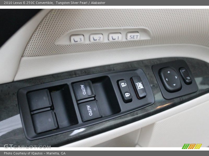 Tungsten Silver Pearl / Alabaster 2010 Lexus IS 250C Convertible